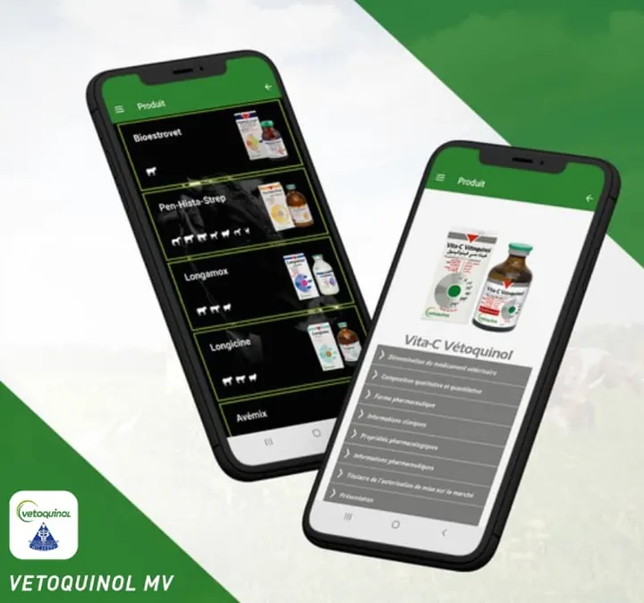 Vétoquinol MV veterinary product catalogue app